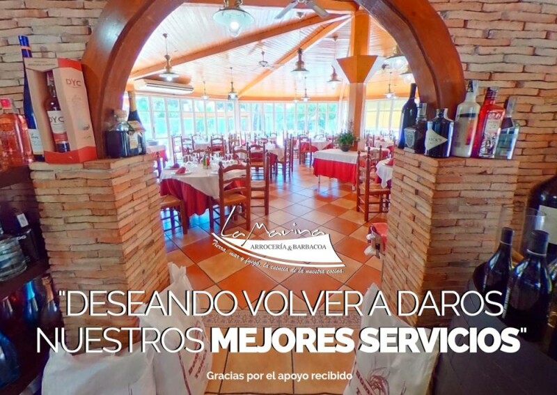 Temporary closure of Restaurante Arrocería La Marina