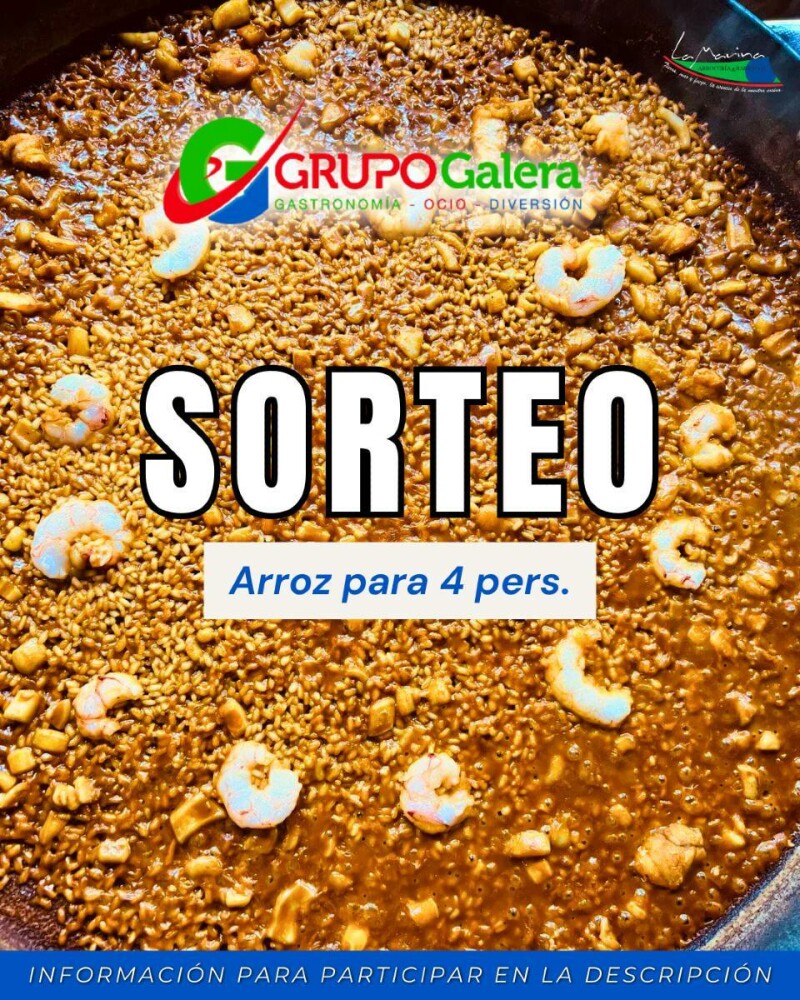 ¡Últimos días para participar en nuestro sorteo y ganar un arroz para cuatro personas! 